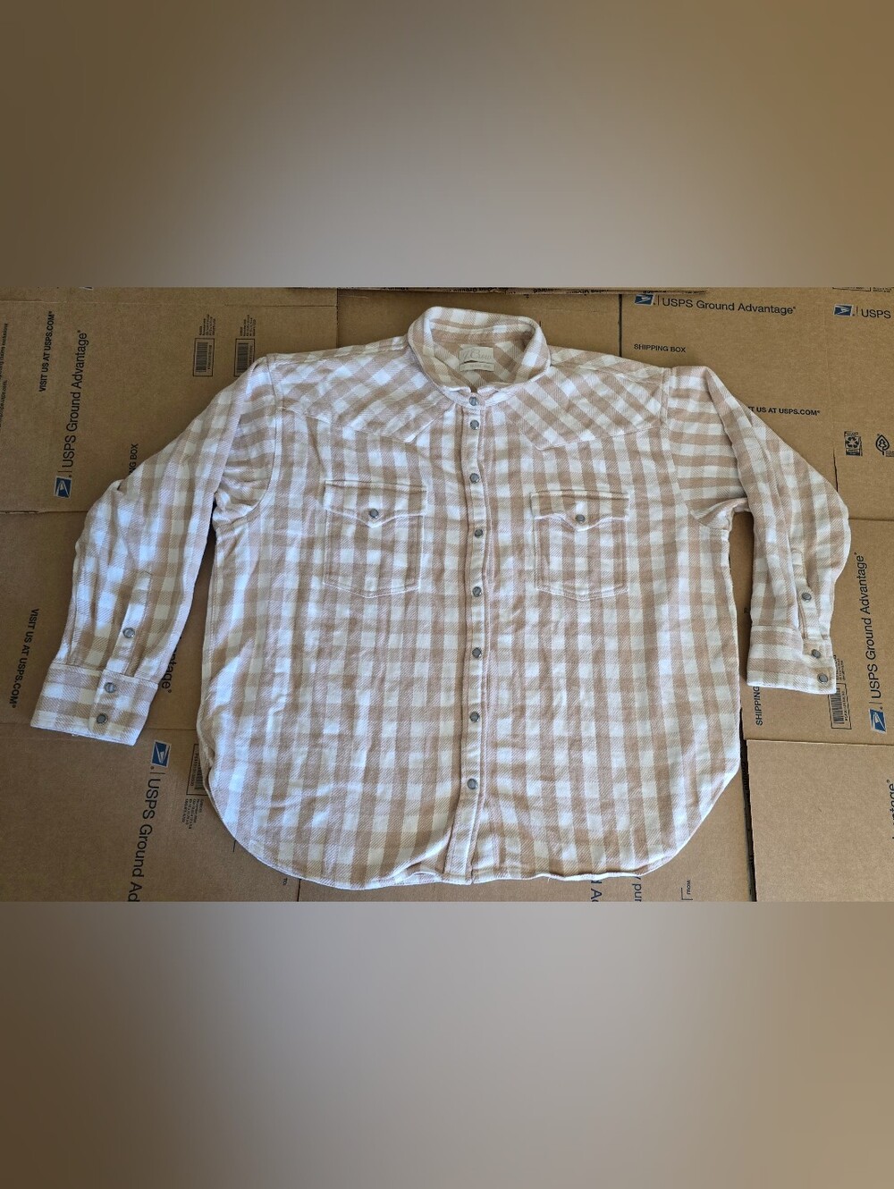 J. Crew Relaxed-fit shirt jacket in buffalo check Size 18
